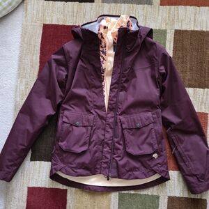 Mountain Hardware Snowburst Trifecta 3-in-1 Jacket in Maroon/Deep Purple